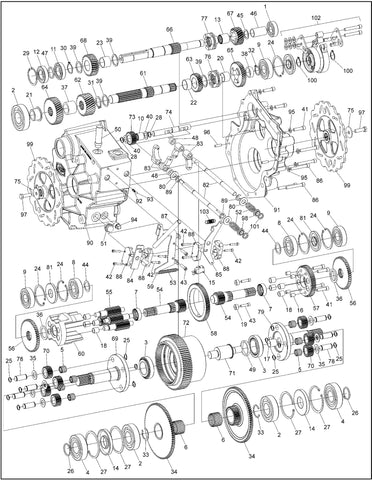Engine part for frintier